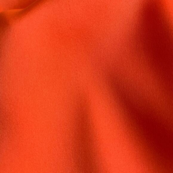 NWT Rosetta Getty Twist Front Slip Dress Size 10 Orange Fluid Satin - Picture 15 of 16